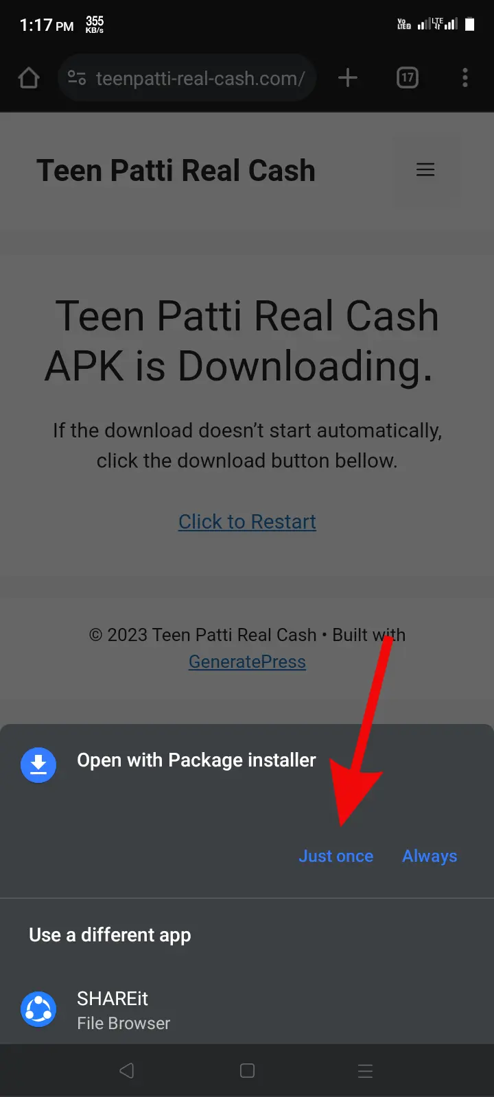 Install Teen Patti Real Cash